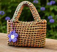 Handmade crochet bag